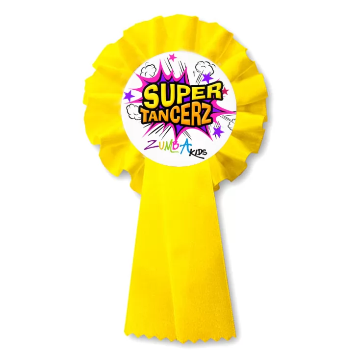 przypinka kotylion Super Tancerz Zumba Kids