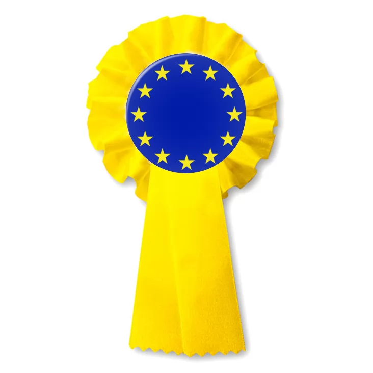 przypinka kotylion Unia Europejska Gwiazdki