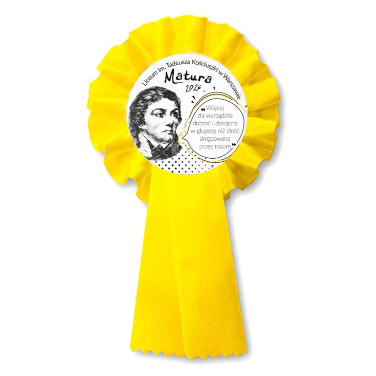 przypinka kotylion Matura Tadeusz Kościuszko