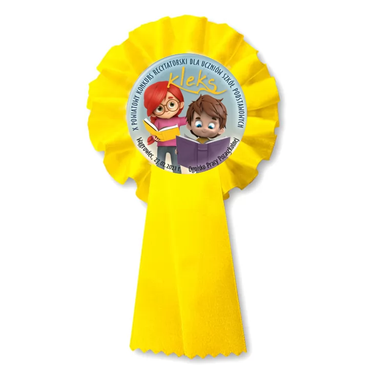 przypinka kotylion Kleks 2021