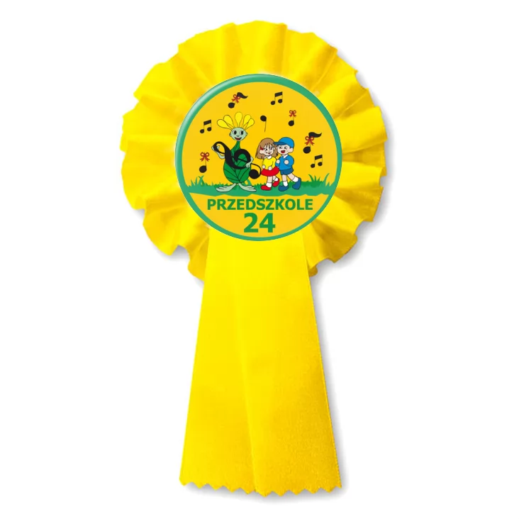 przypinka kotylion Przedszkole nr 24 w Poznaniu
