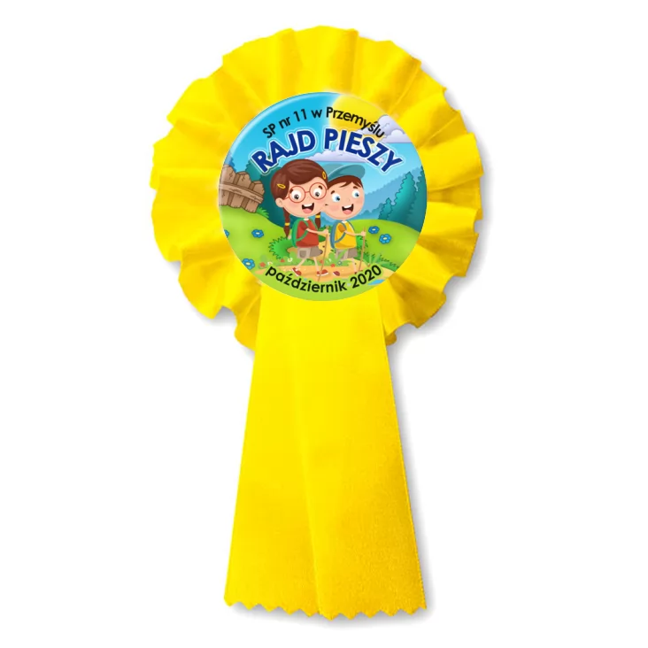 przypinka kotylion Rajd pieszy SP nr 11 w Przemyślu
