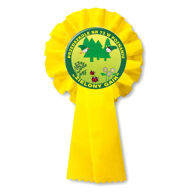 przypinka kotylion Przedszkole nr 73 w Poznaniu 