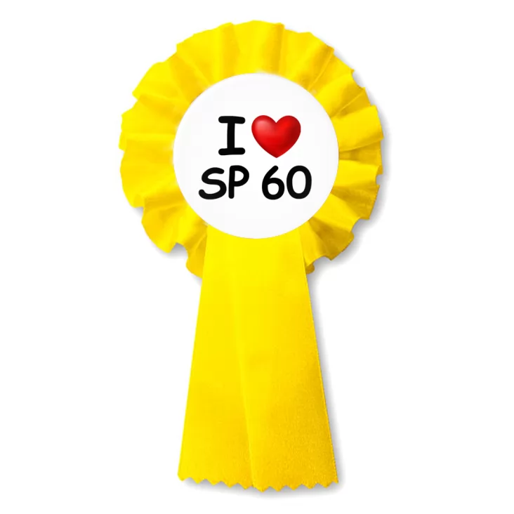 przypinka kotylion I love SP 60
