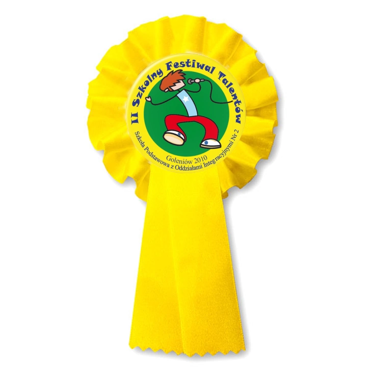 przypinka kotylion II Szkolny Festiwal Talentów - SP nr 2 w Goleniowie