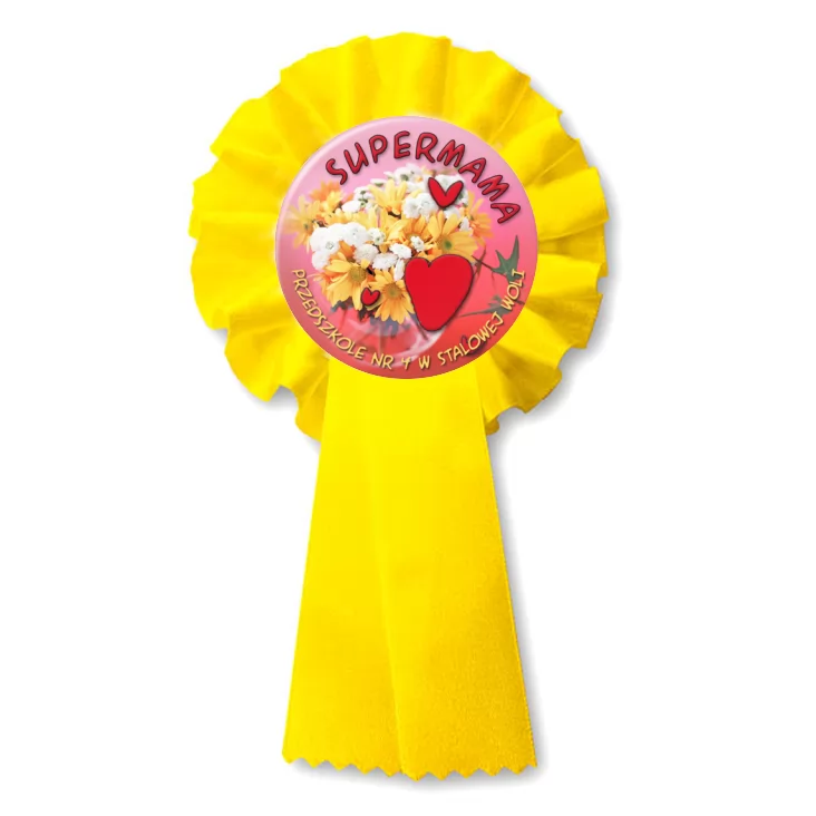 przypinka kotylion Supermama