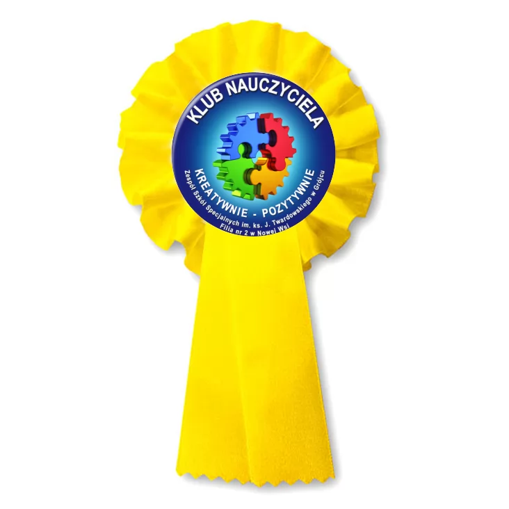 przypinka kotylion Klub Nauczyciela