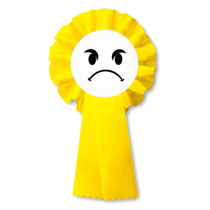 przypinka kotylion Buźka