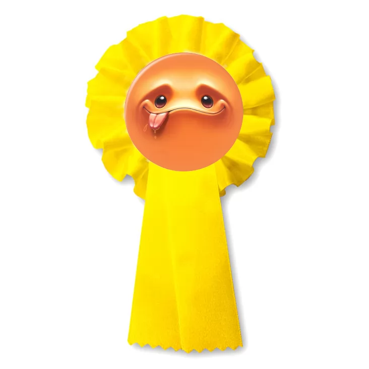 przypinka kotylion Buźka
