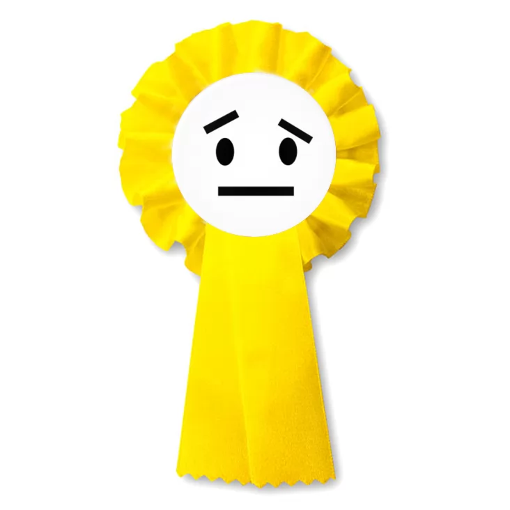 przypinka kotylion Buźka
