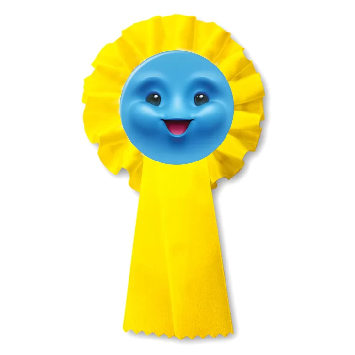 przypinka kotylion Buźka