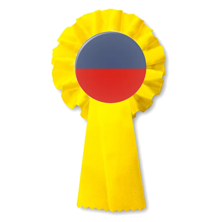 przypinka kotylion haiti