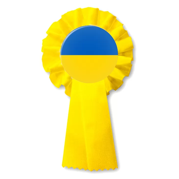 przypinka kotylion Flaga Ukraina