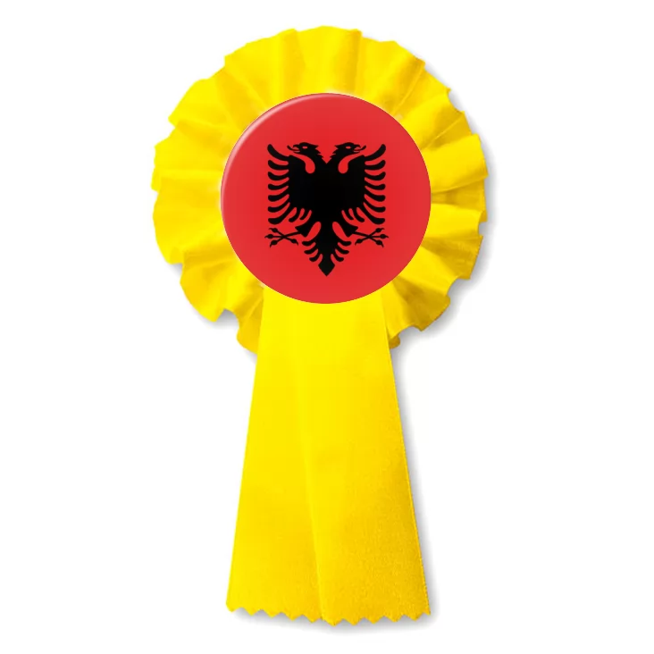 przypinka kotylion Flaga Albania