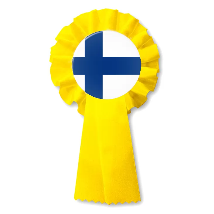 przypinka kotylion Flaga Finlandia