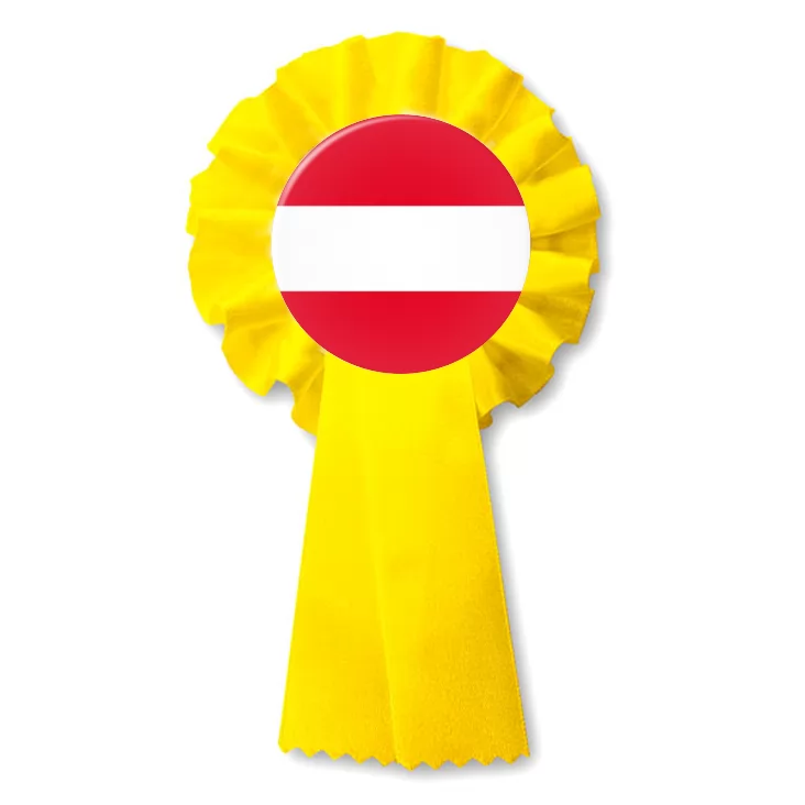 przypinka kotylion Flaga Austria