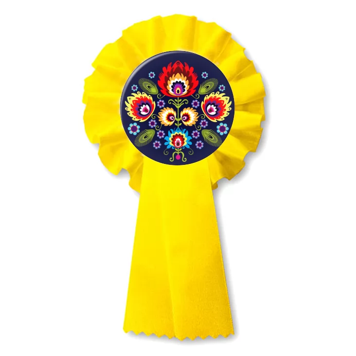 przypinka kotylion Polski folk