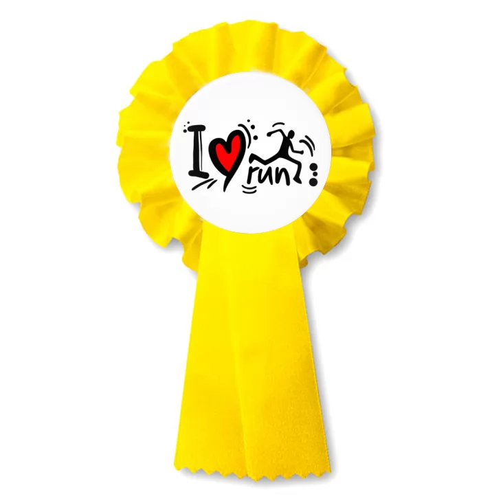 przypinka kotylion I love run