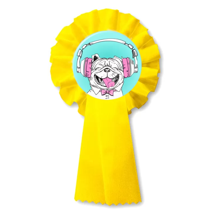 przypinka kotylion Pies