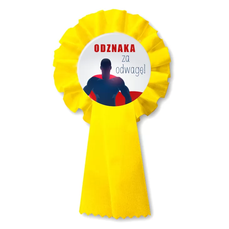 przypinka kotylion Odznaka za odwagę