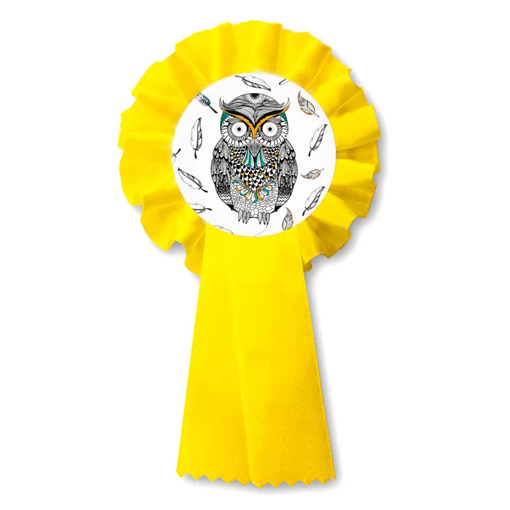 przypinka kotylion Sowa