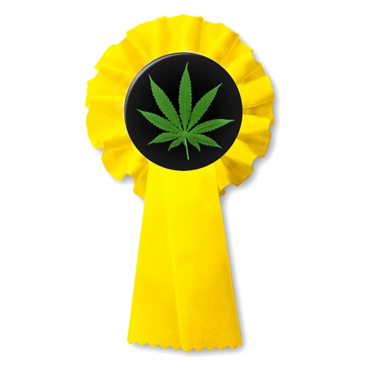 przypinka kotylion Liść