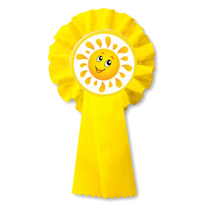 przypinka kotylion Słońce