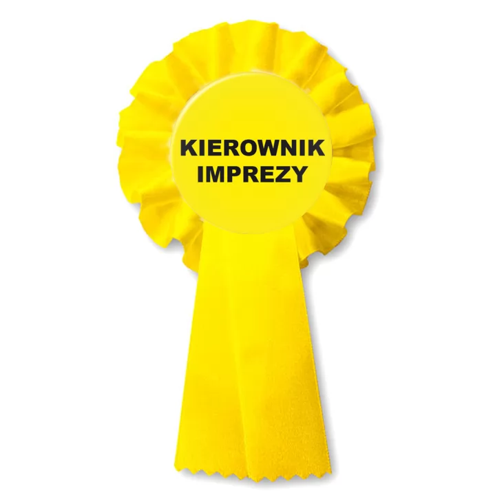 przypinka kotylion Kierownik imprezy