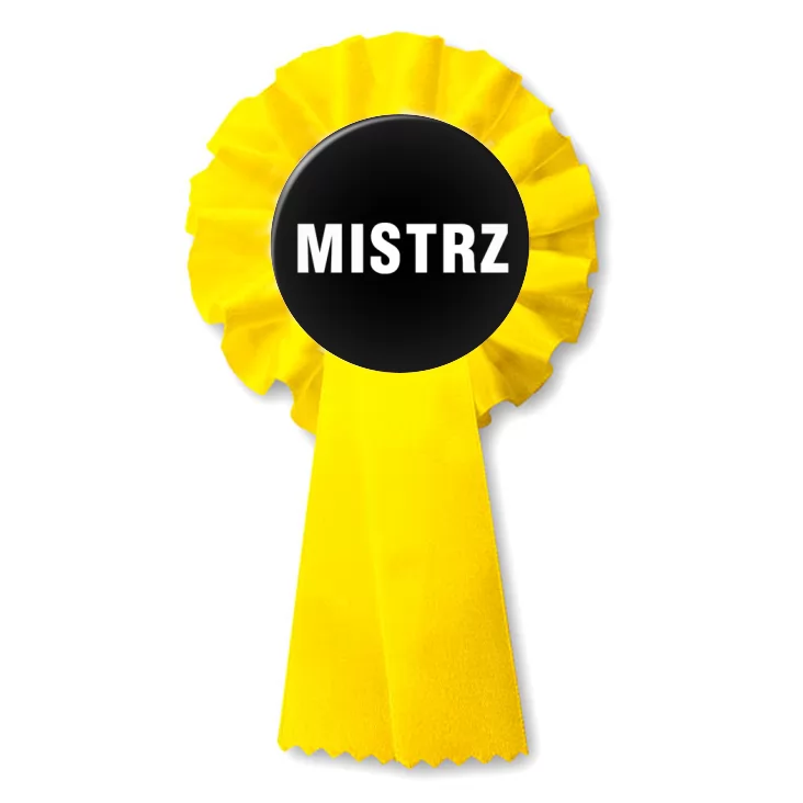 przypinka kotylion Mistrz