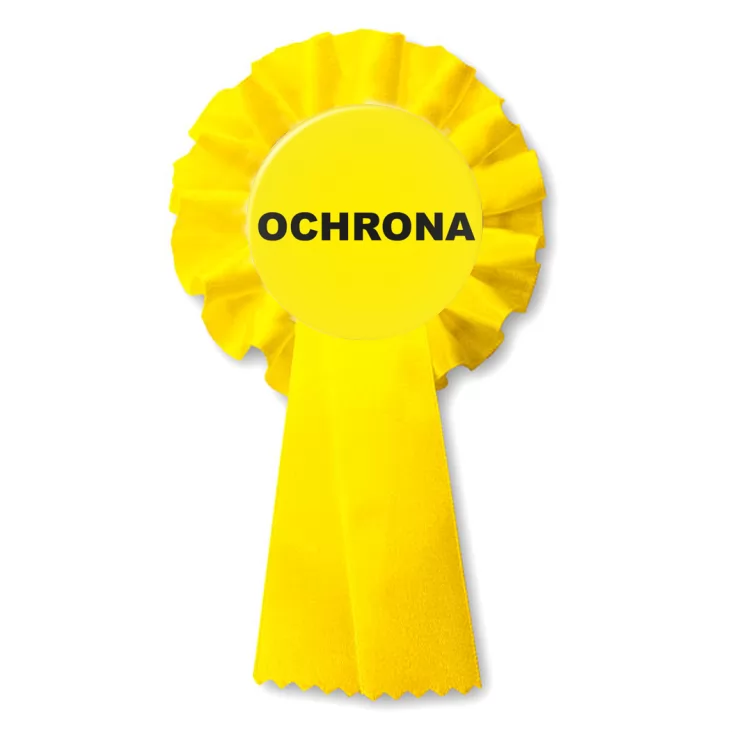 przypinka kotylion Ochrona
