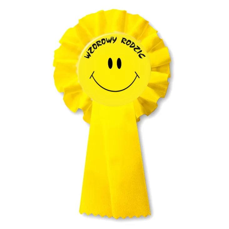 przypinka kotylion Wzorowy Rodzic