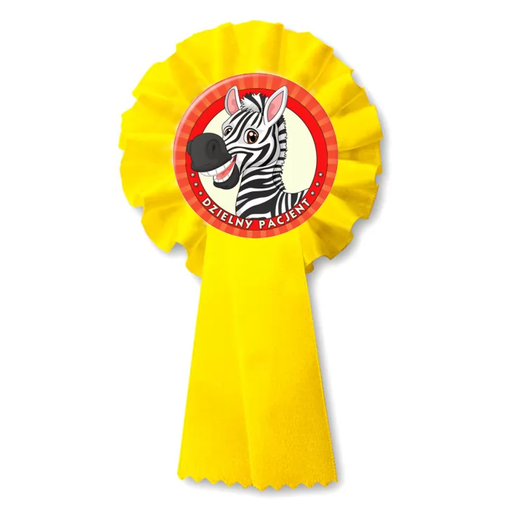 przypinka kotylion Dzielny Pacjent