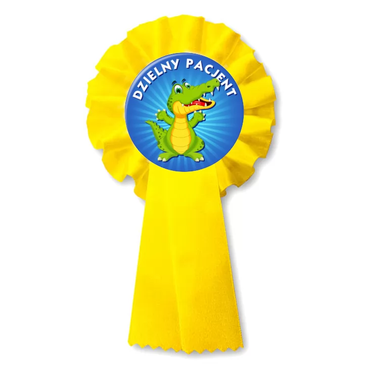 przypinka kotylion Dzielny Pacjent