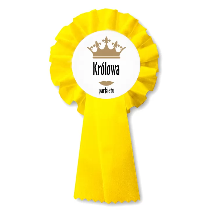 przypinka kotylion Królowa parkietu