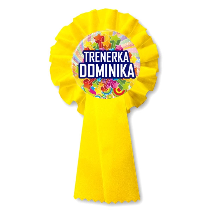 przypinka kotylion Trenerka