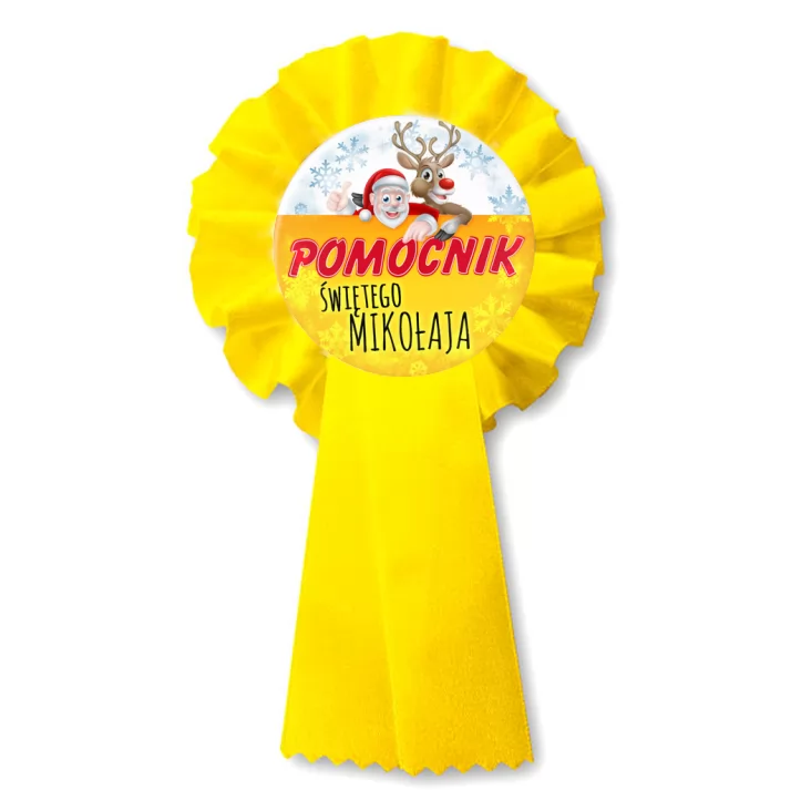przypinka kotylion Pomocnik Świętego Mokołaja