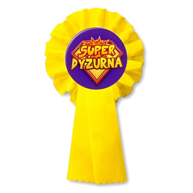 przypinka kotylion Super dyżurna