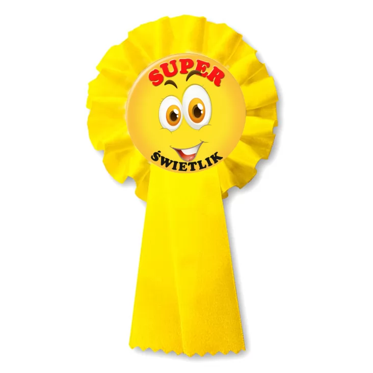 przypinka kotylion Super Świetlik