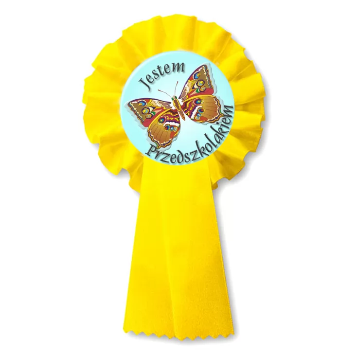 przypinka kotylion Jestem Przedszkolakiem