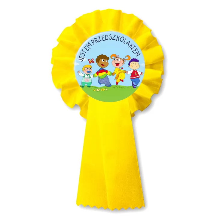 przypinka kotylion Jestem przedszkolakiem