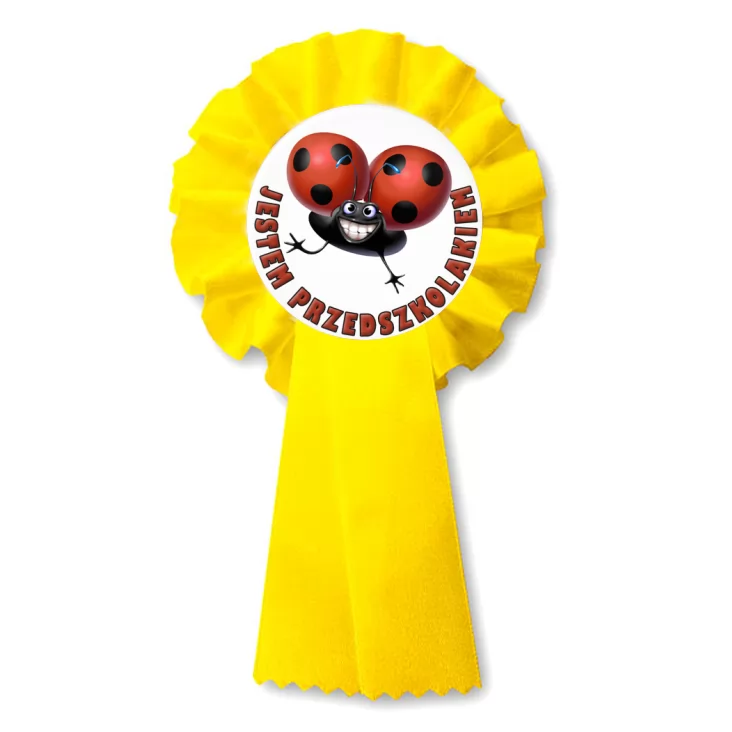 przypinka kotylion Jestem przedszkolakiem