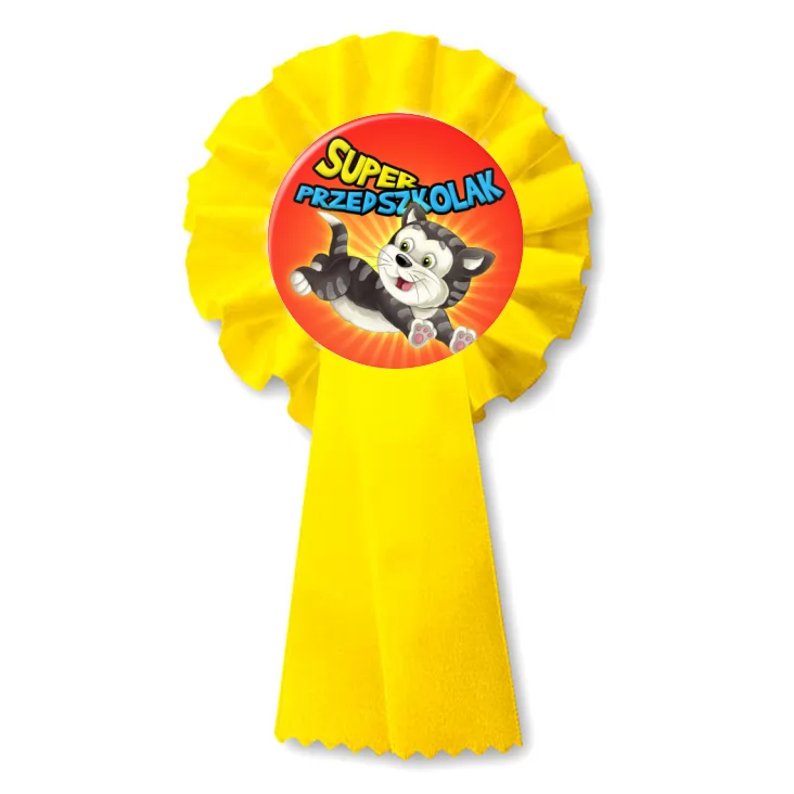 przypinka kotylion Super Przedszkolak