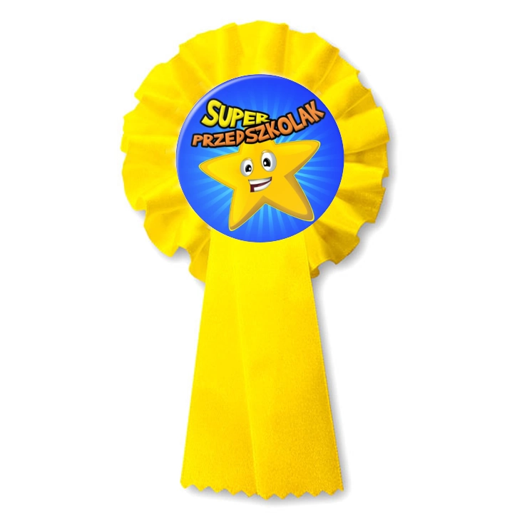 przypinka kotylion Super Przedszkolak