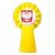 kotylion żółty