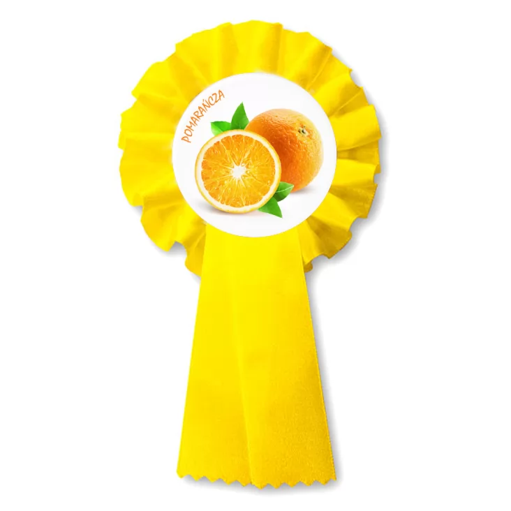 przypinka kotylion Pomarańcza