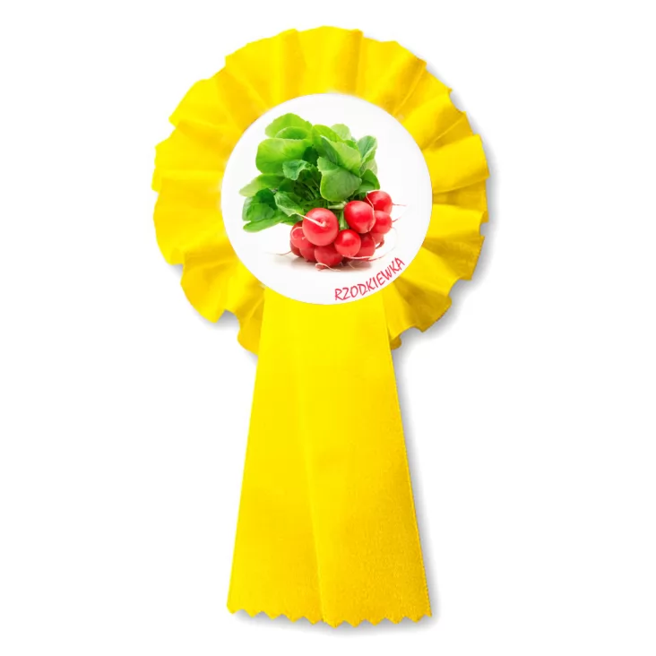 przypinka kotylion Rzodkiewka