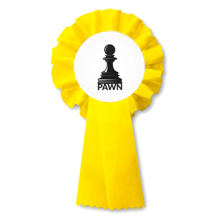 przypinka kotylion Pawn