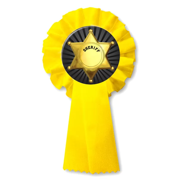 przypinka kotylion Sheriff