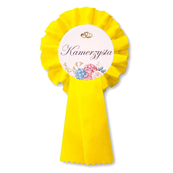 przypinka kotylion Kamerzysta
