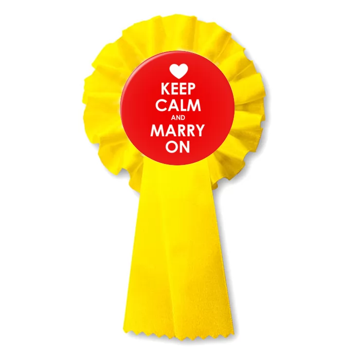 przypinka kotylion Marry On